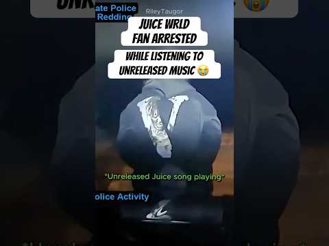 Juice WRLD fan arrested while listening to unreleased music 😭 #juicewrld
