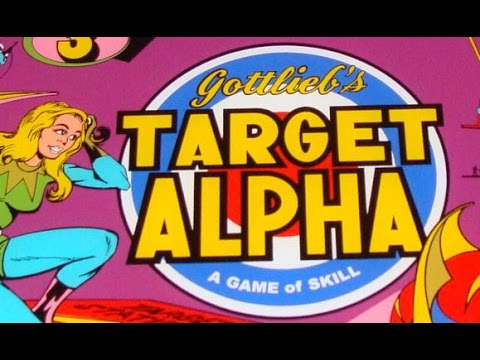 1976 Gottlieb TARGET ALPHA Pinball Machine In Action