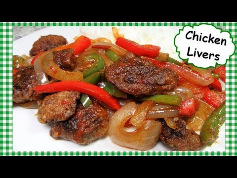 Southern Fried Chicken Livers with / and Onions & Bell...