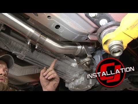 2015-2023 Mustang EcoBoost Mishimoto Downpipe 3" High-Flow Catted Stainless Steel Installation