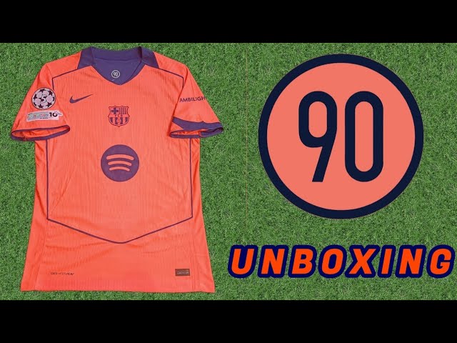 Vídeo relacionado con Futbol Club Barcelona Camiseta Personalizada Primera equipación 2025/26 - Réplica Oficial con Liciencia - Adulto (FR/ES, Letras, XL, Regular, Regular)