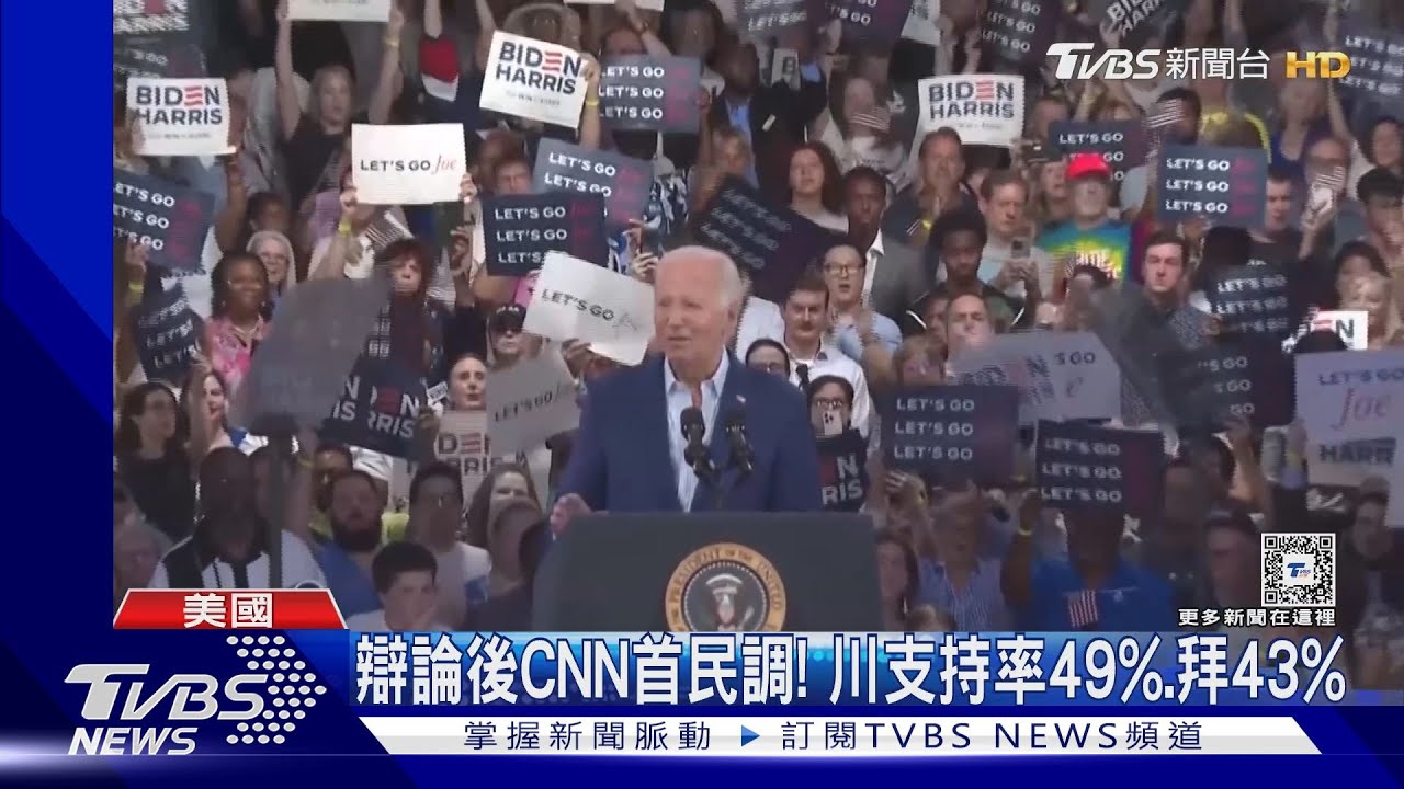 拜登稱辯論差點睡著!表現不佳歸咎密集出訪