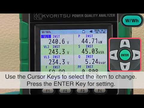 Tft display 6315-05 kyoritsu power quality analyzer, for ind...