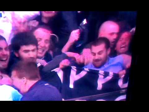 Lazio fan does Nazi salute during Roma derby