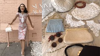 My 5 Most Worn Summer Accessories 2023 - Vintage Style | Carolina Pinglo