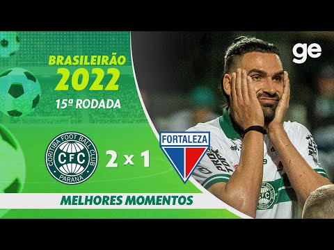 Gols e lances de Coritiba x Fortaleza