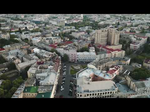 ODESSA UKRAINE 4K, Ultra HD 4K, Bird Eye View of Ukraine Odessa