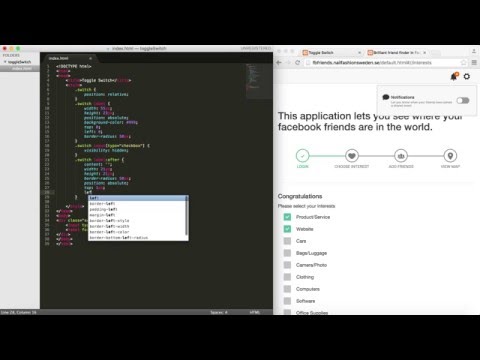 Tutorial Advanced Toggle Switch Element Using Css Css3