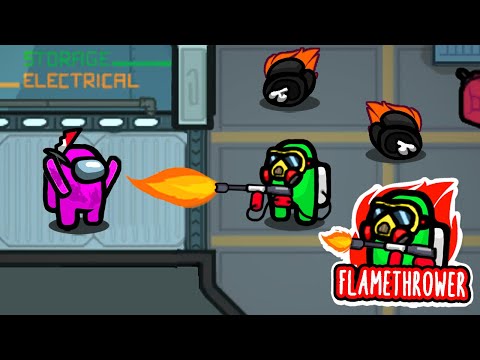 FLAMETHROWER IMPOSTER Mod in Among Us
