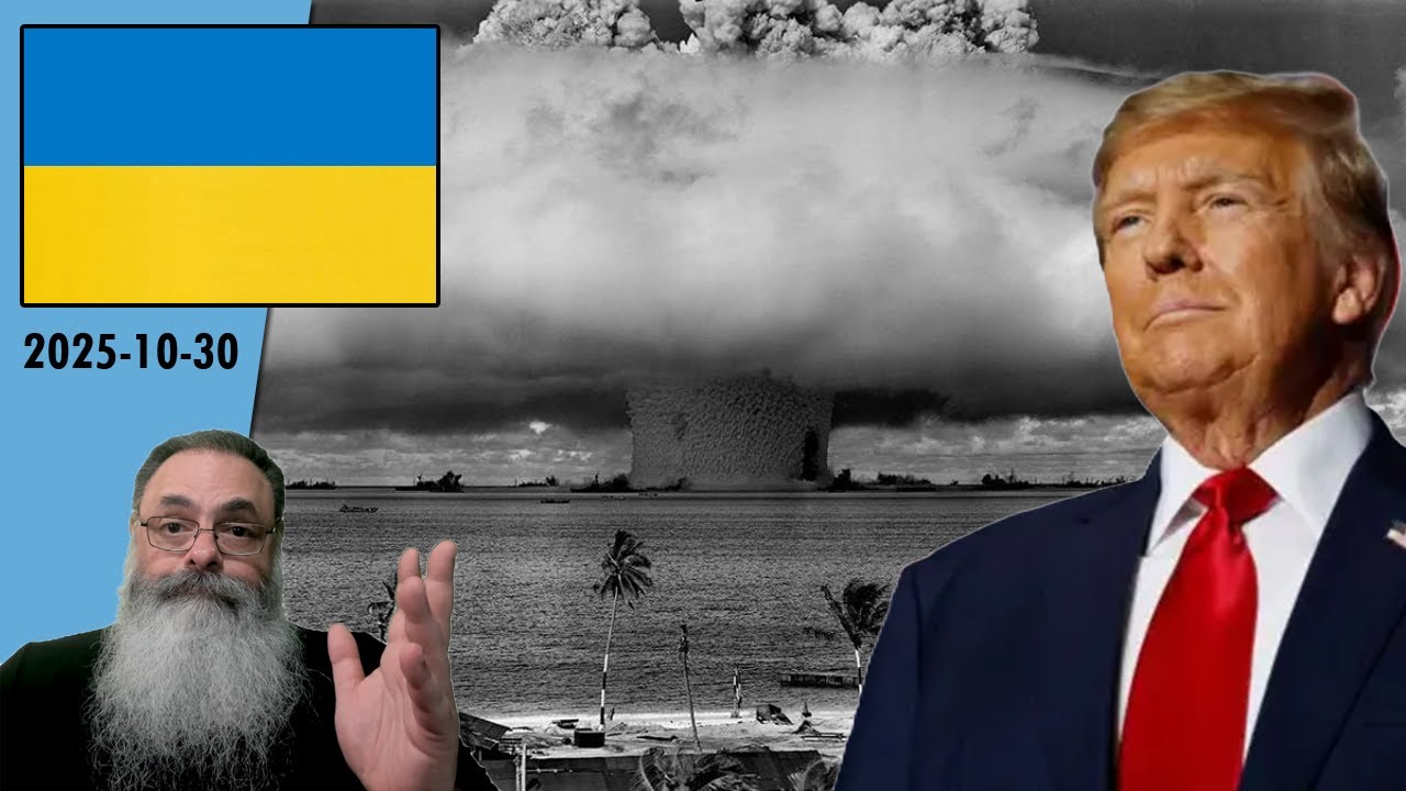 #Ucrânia 2025-10-30: TRUMP responde AMEAÇAS RUSSAS e diz que vai VOLTAR a TESTAR BOMBAS NUCLEARES