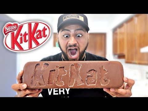 DIY GIANT KIT KAT BAR!!