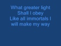 Battlelore Third immortal lyrics 