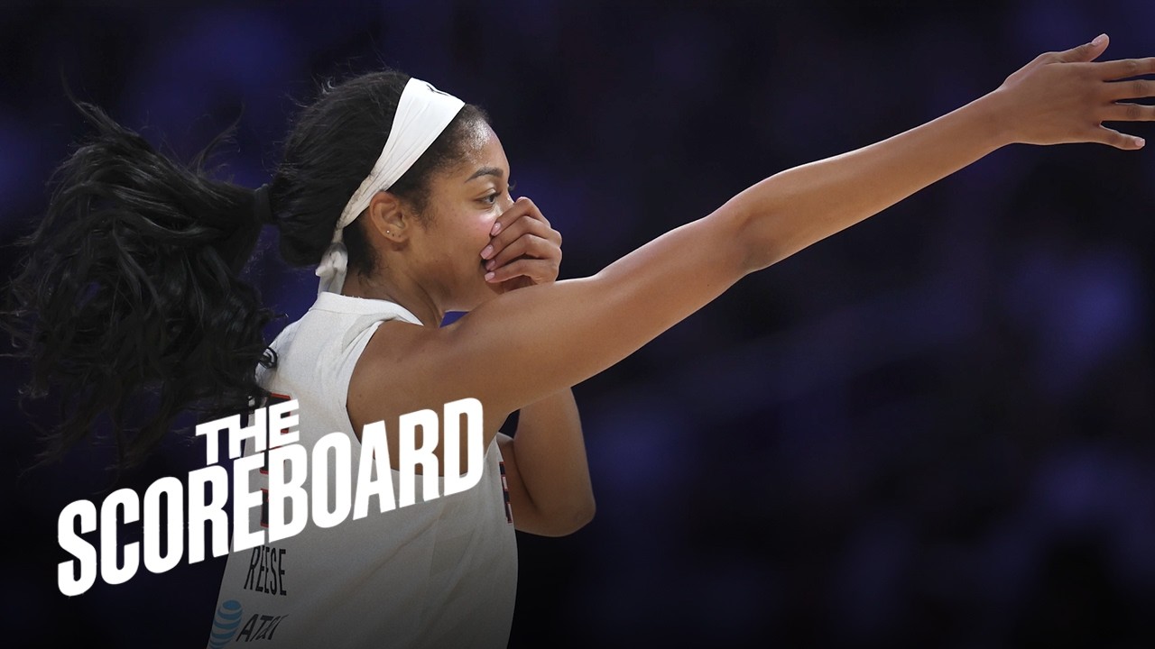 Angel Reese Makes History With Double-Double Performance Against Sparks | The Scoreboard