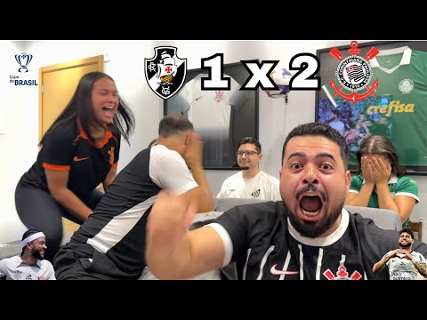 REACTS TO VASCO x CORINTHIANS | Couple Rivalry