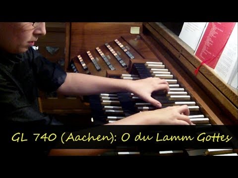 GL 740 (Aachen): O du Lamm Gottes (V/A), mit Text