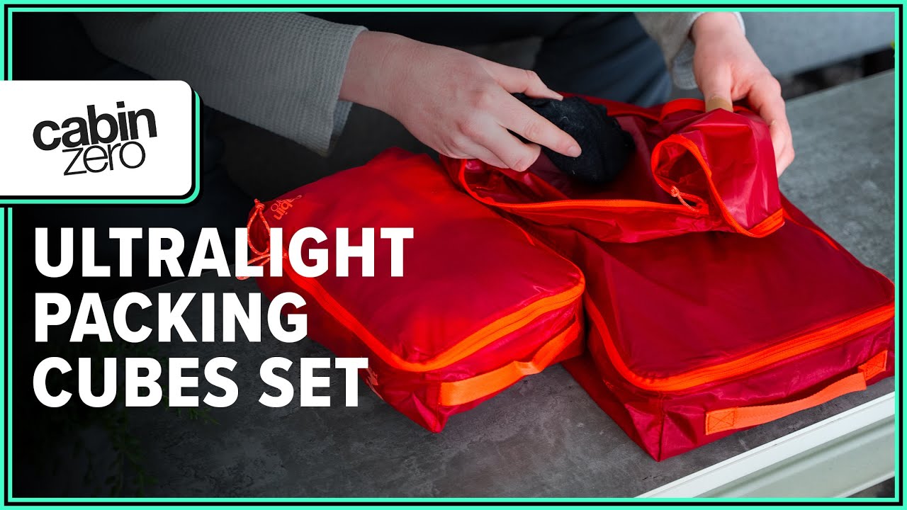 CabinZero Ultralight Packing Cubes Set Review (2 Weeks of Use)