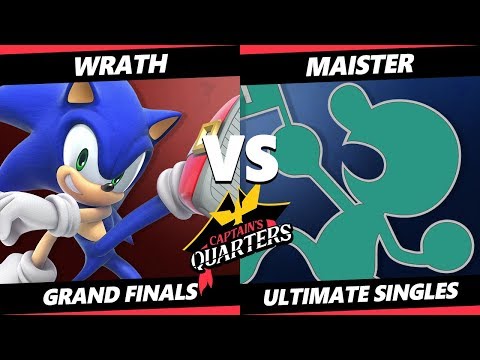 Captain's Quarters Grand Finals - Wrath (Sonic) Vs. SSG | Maister (Game & Watch) SSBU Singles