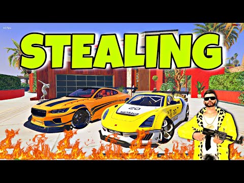 I stole 2 SPORTSCAR from SG ni DON MARKO sa GTA 5 (IYAK MGA SG!)