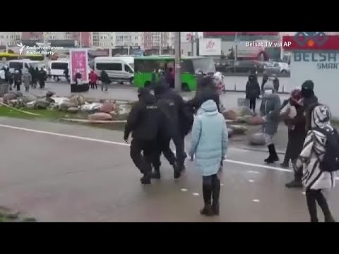 Belarusians March Again In Minsk Streets