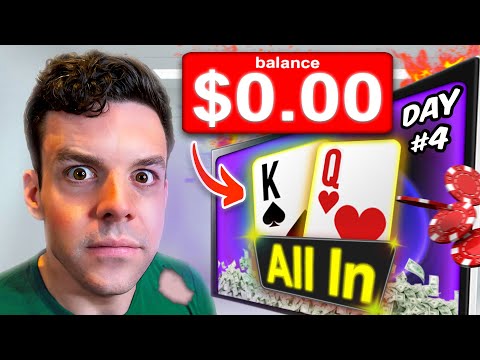 I’m Restarting My Poker Career at $0 - Day 4
