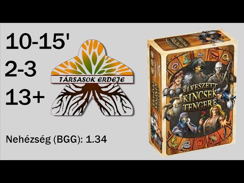 ️Kalózkodjunk együtt!  - Elveszett kincsek tengere bemutató - Társasok Erdeje