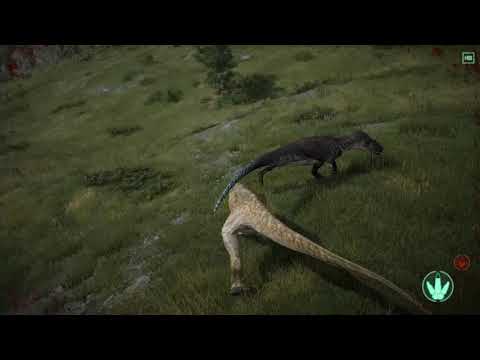 SubRex vs Allo (Full Realism)-The Isle Gameplay