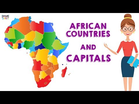 Learn All the African Countries And Their Capitals | Geography For Students #catrackkidstv