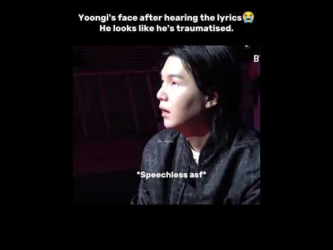 Yoongi looked at him like, "wait, is this the same guy who was shy?!"💀 #bts #suga #jungkook #yoongi