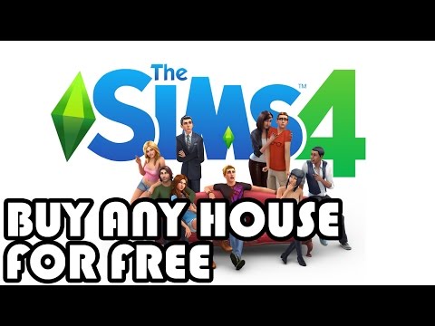 Part of a video titled The Sims 4 - Cheat Codes - Buy Any House For Free - YouTube