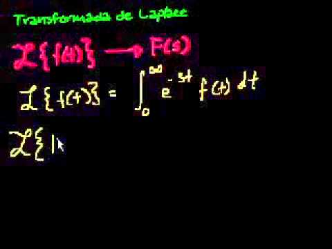 Transformada de Laplace 1