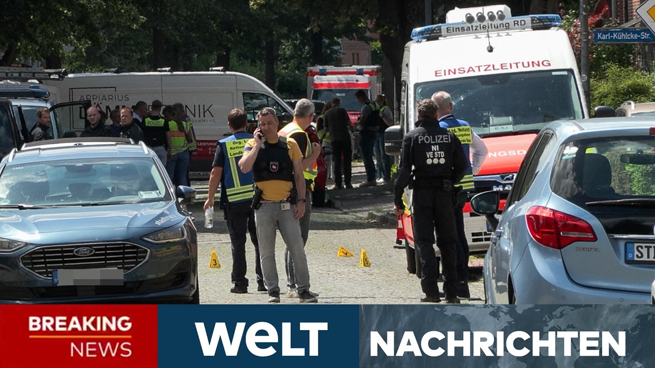 WELT VOR ORT: Schüsse in Stade! Polizei bestätigt 5 Tote! | LIVE