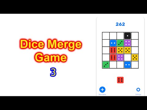 Dice Merge Game By Staple Games Walk Thru - YouTube