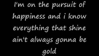 Pursuit of Happiness- Kid Cudi (Lyrics on Screen)
