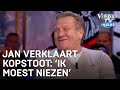 Jan verklaart kopstoot: ' We stonden tegenover elkaar en ik moest niezen' | VERONICA INSIDE