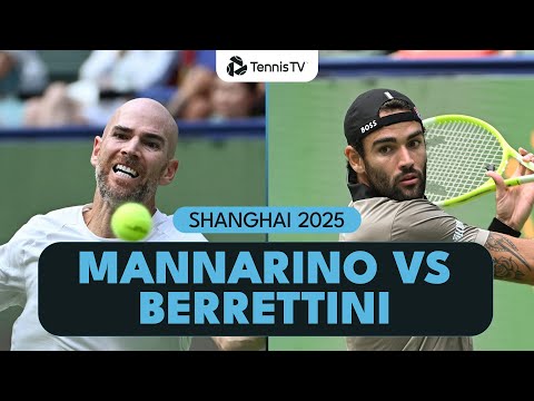 Adrian Mannarino vs Matteo Berrettini | Shanghai 2025 Highlights