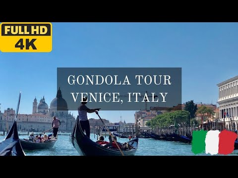 Gondola tour in Venice, Italy 2023 (4K walking tour)