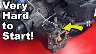 Briggs & Stratton E-Series Hard to Start Try This FREE Fix! (Auto Choke Problem Solved)