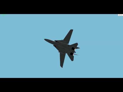 YSFlight El Centro Airshow 1992 - US Navy F-14 Tomcat Demo