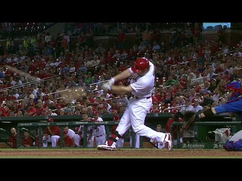 CHC@STL: Moss plates Grichuk on an RBI double