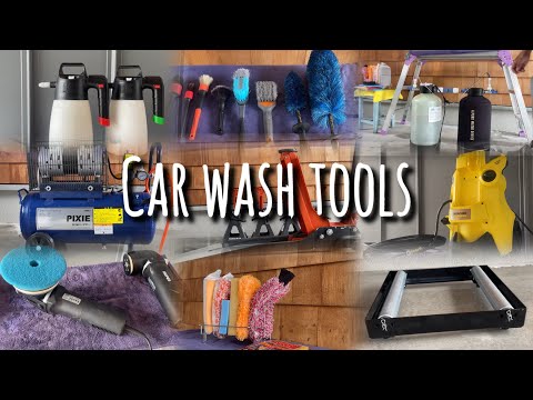 I'll introduce the car washing tools in my garage!! I'll introduce them while chatting away.