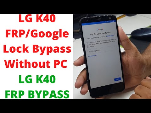 LG K40 FRP/Google Lock Bypass Without PC | LG K40 Frp Bypass | lg x420tm frp bypass | lg x420 frp