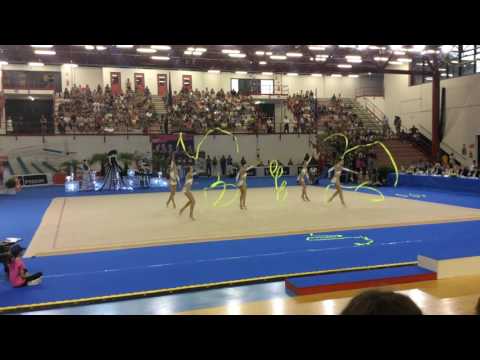 Italian National Team of Rhythmic Gymnastics 5 ribbons - Pre-Olympic Tournament Follonica 2016