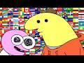 Countries Portrayed By Smiling Friends Read Description