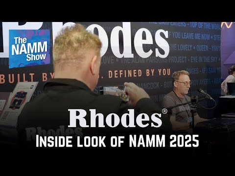 Customized Pianos Are Here! - Rhodes Mark 8 Piano Gets MIDI Upgrade -  Inside Look of NAMM Show 2025
