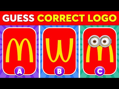 Guess The Correct Logo 🤔✅ | 60 Famous Logos | Logo Quiz 2026