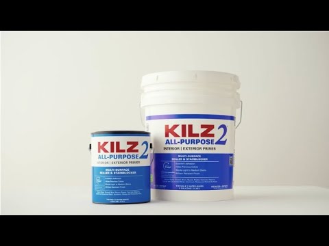 KILZ 2® All-Purpose Primer: Block Light Stains & Prep for a Smooth Finish