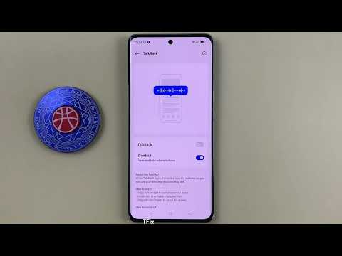 How to turn on/off TalkBack on OPPO Reno10 5G Android 13