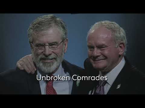 Unbroken Comrades in struggle Gerry Adams and Martin McGuinness