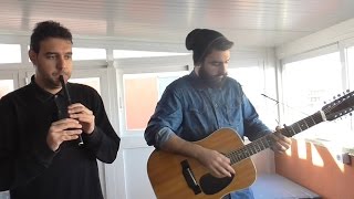 Saint Anne's Reel on tin whistle and guitar