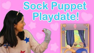 Sock Puppet Playdate - Kids crafts + Play & Learn + Safe videos for kids